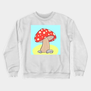 cute mushroom Crewneck Sweatshirt